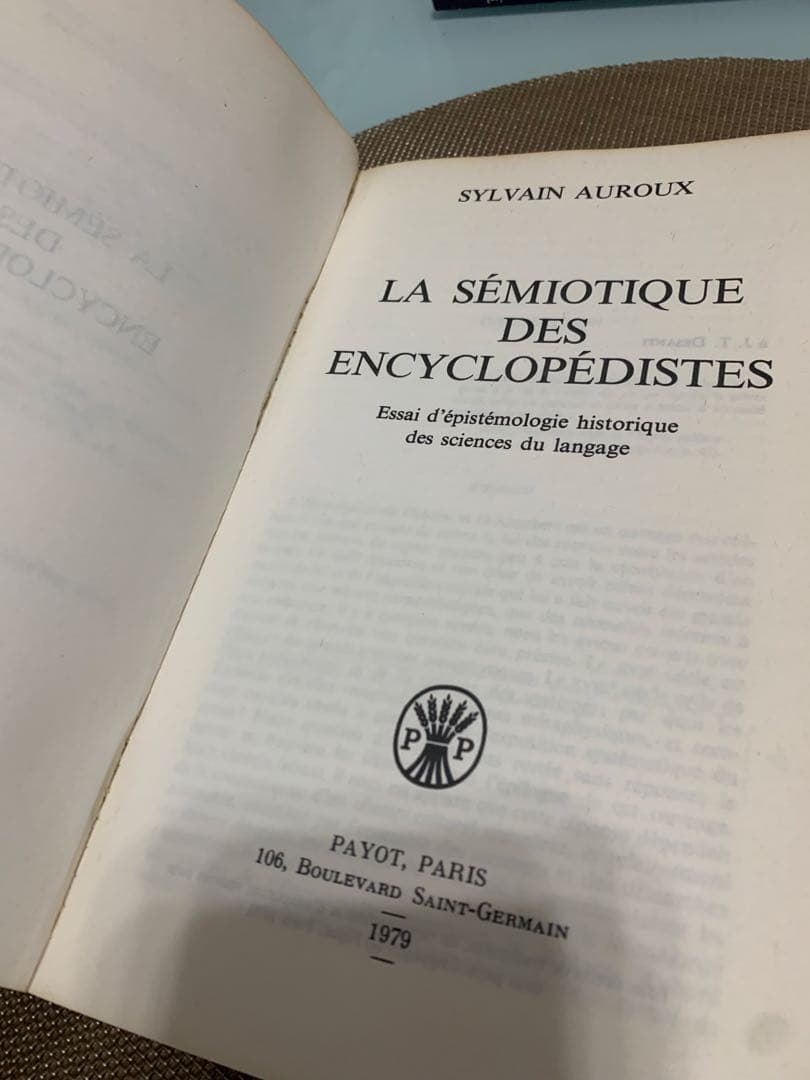 La sémiotique des encyclopédistes