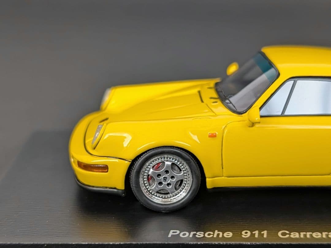 スパーク 1/43 ポルシェ 911 カレラ RS 3.8 1993 イエロー