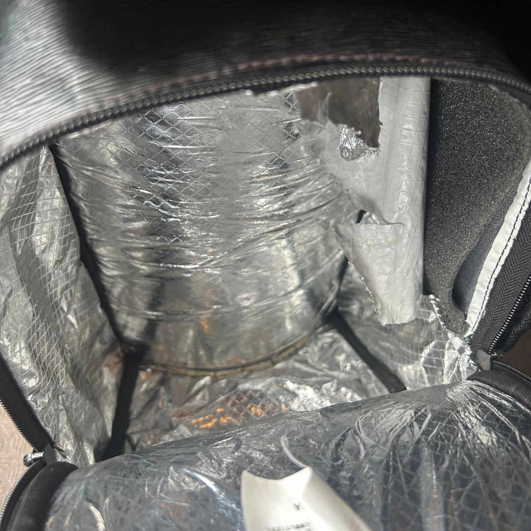 ニューエラ ゴルフバック キャディーバック 5分割　9型 ロゴプリント 黒