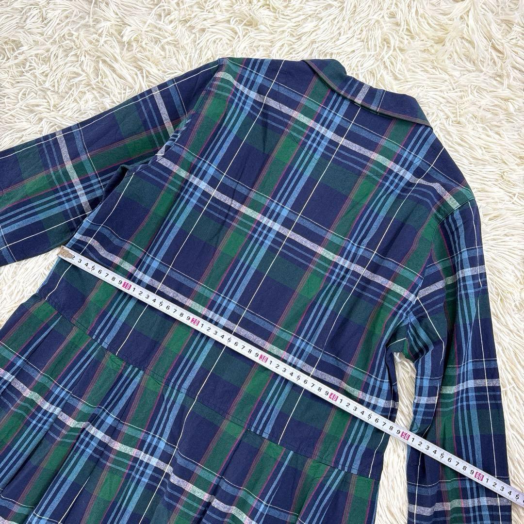 美品 サニークラウズ ponさんのマドラスチェックワンピース LT