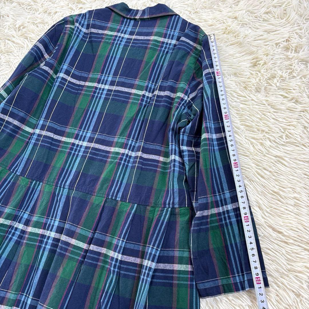 美品 サニークラウズ ponさんのマドラスチェックワンピース LT