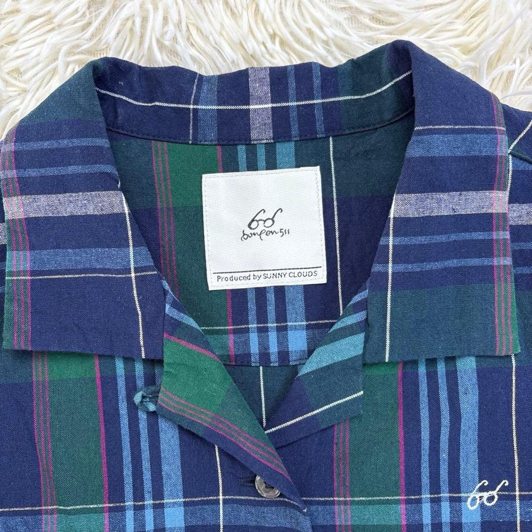 美品 サニークラウズ ponさんのマドラスチェックワンピース LT