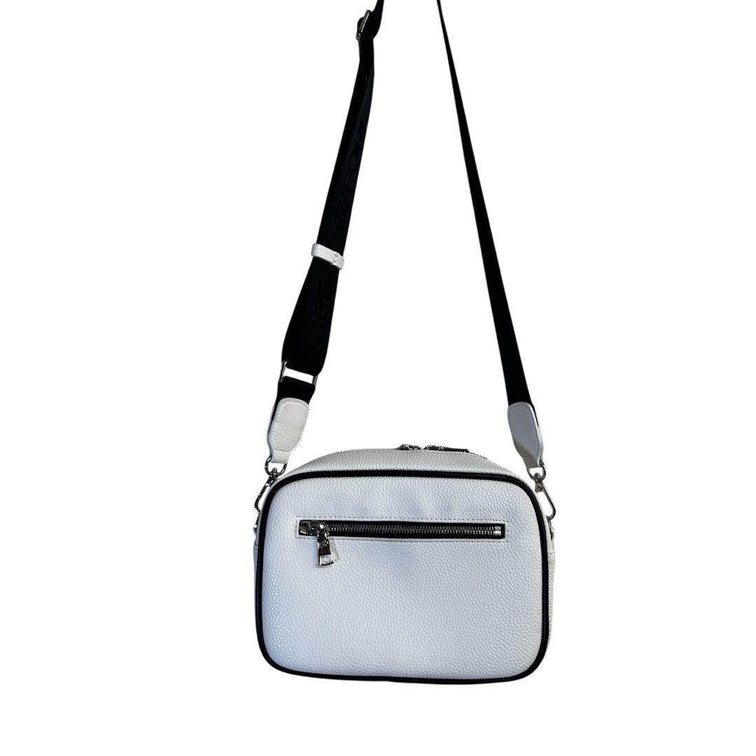 G/FORE ジーフォア 牛革シボ型押し ショルダーバッグ 白