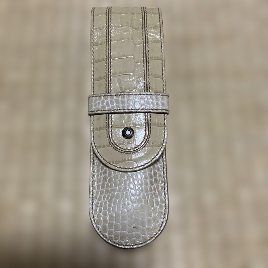 MONTBLANC クロコダイル風ペンケース