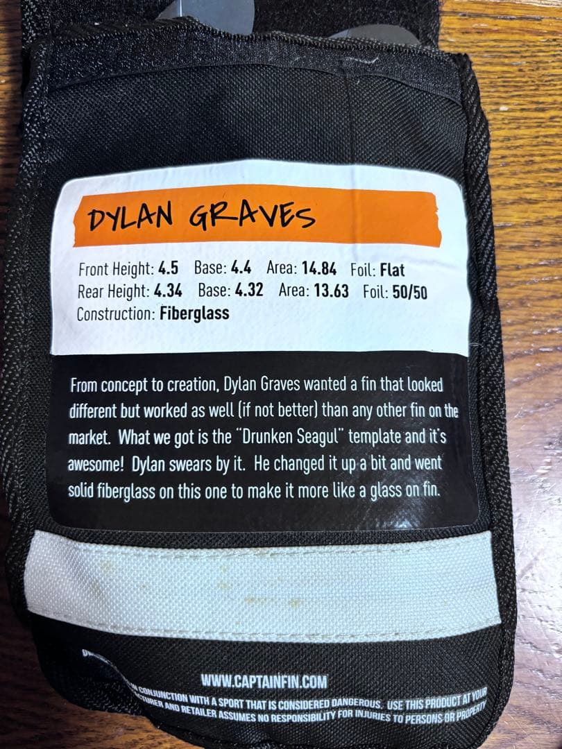 Captain Fin Co. Dylan Graves トライフィン