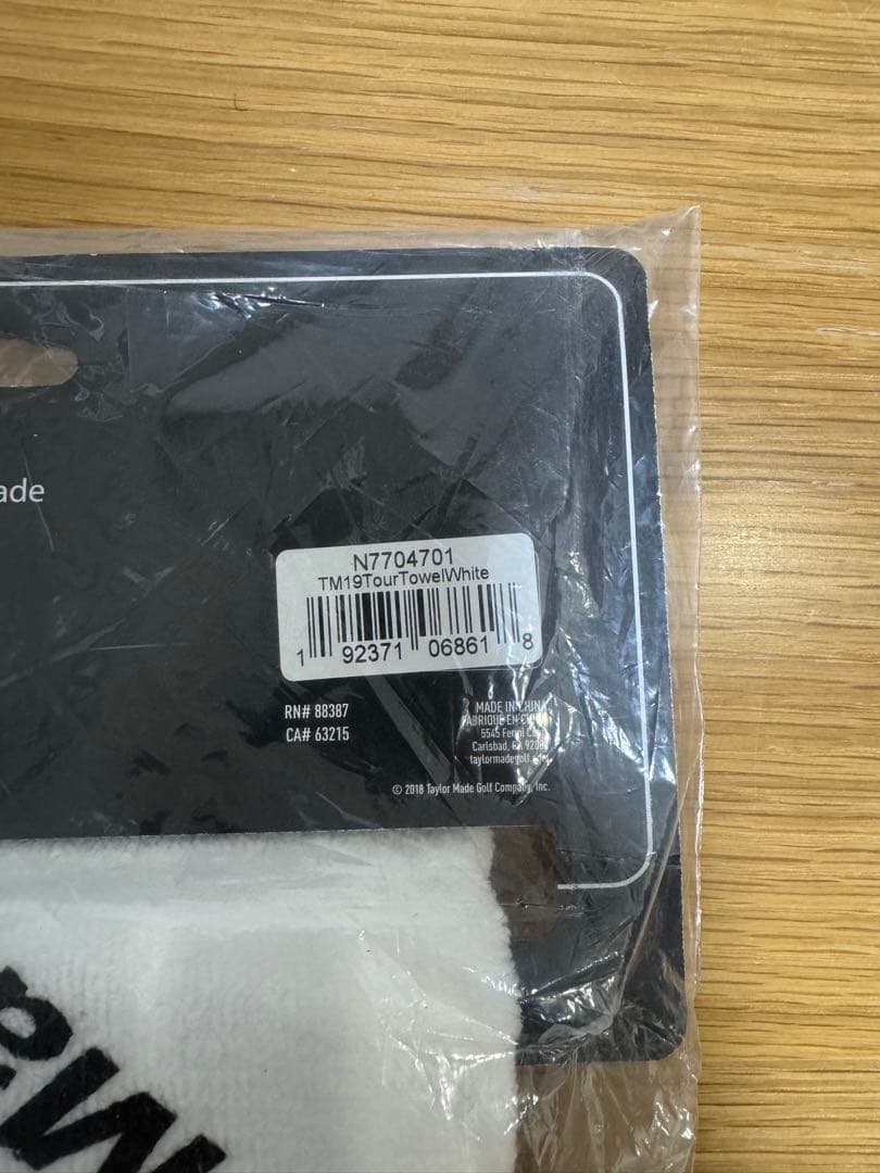 ツアープロ使用 Taylormade 日本未発売 テーラーメイド ツアータオル