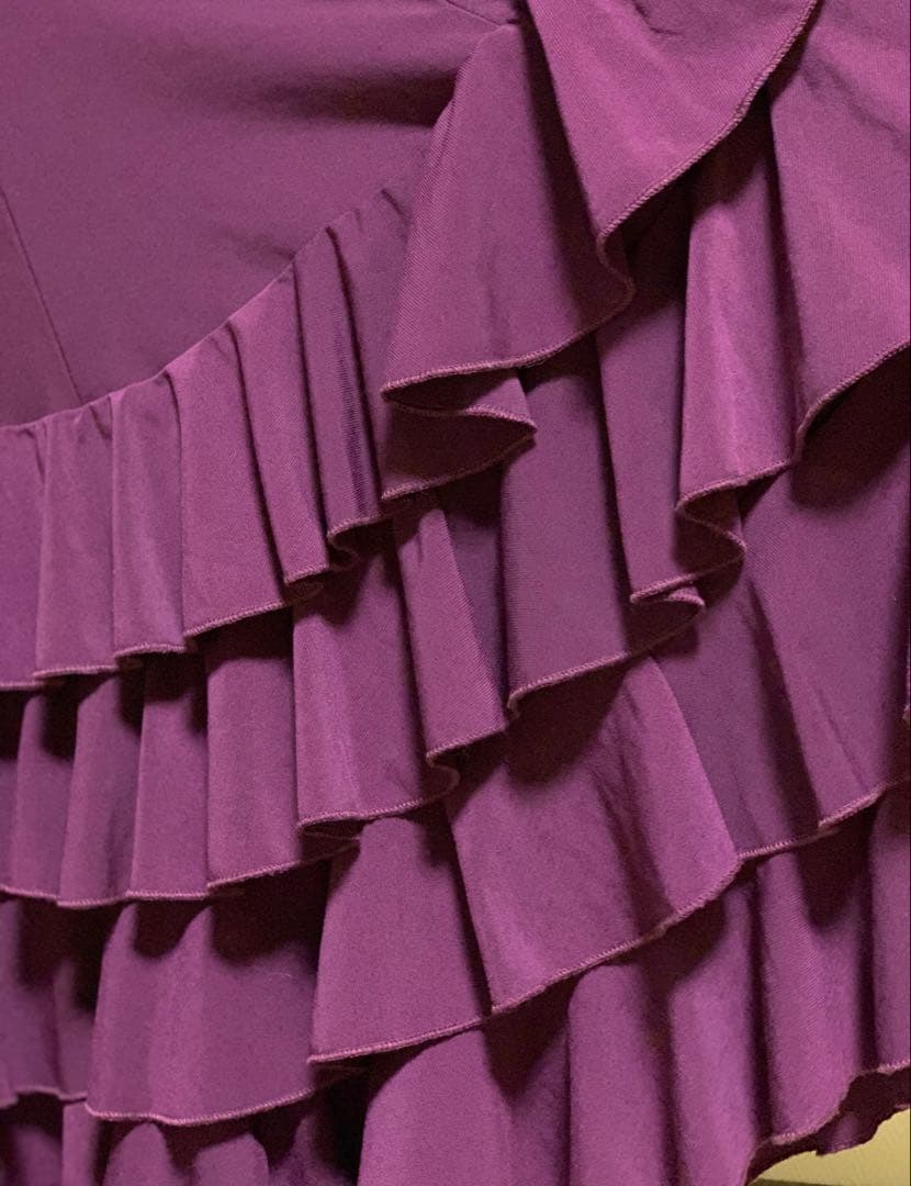 かずえ　フラメンコ衣装　フリルファルダ