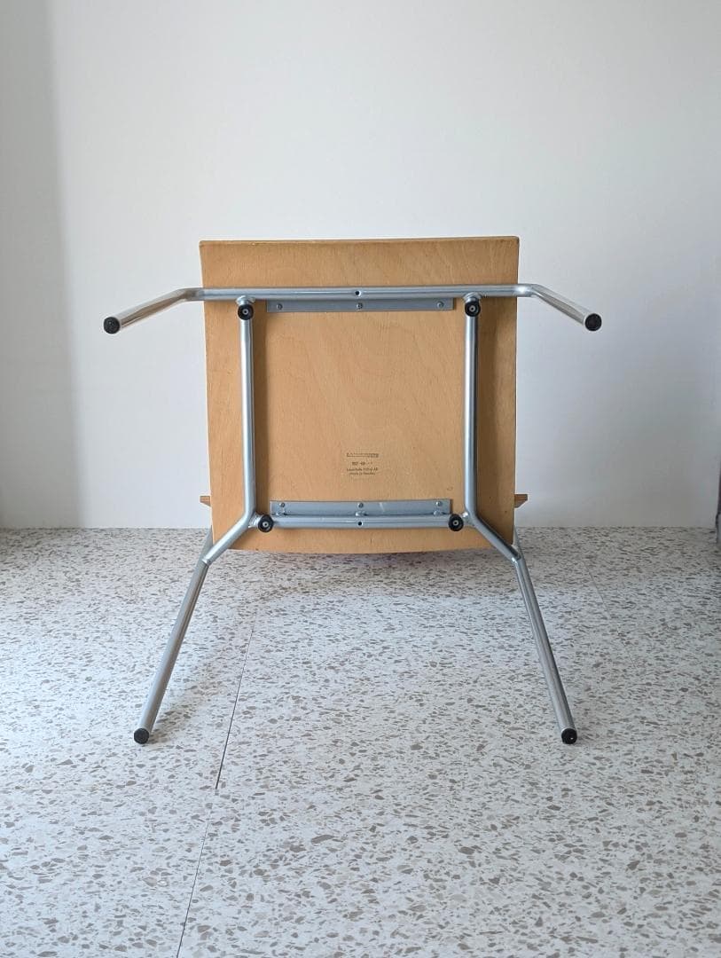 90s ビンテージ ラムホルツ キャンパス プライウッド チェア スチール 椅子