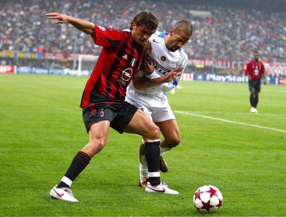 ACミラン選手支給品　長袖XLサイズ マルディーニ実支給/実使用ダブルレイヤー