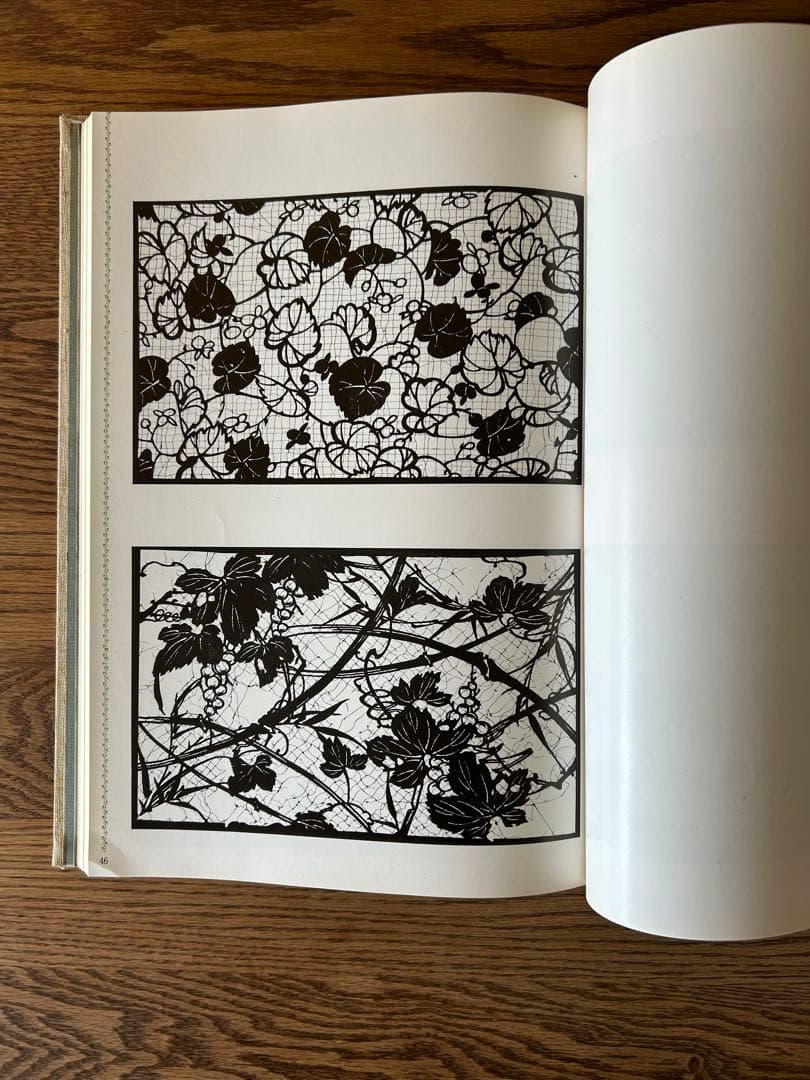 日本の型紙文様　大型本　上巻・下巻セット