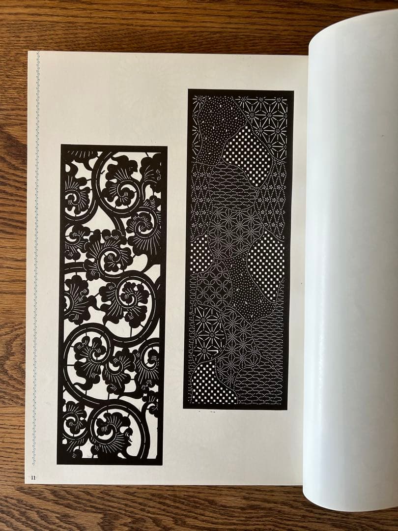 日本の型紙文様　大型本　上巻・下巻セット