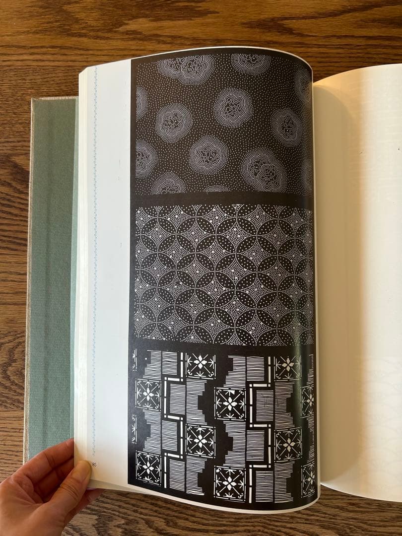 日本の型紙文様　大型本　上巻・下巻セット