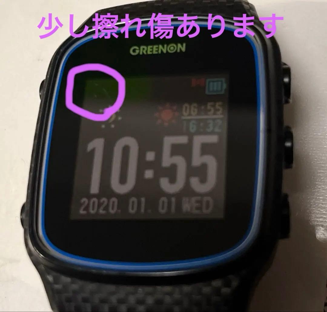 グリーンオン ザ・ゴルフウォッチ ノルム2 （純正USB充電ケーブル付）