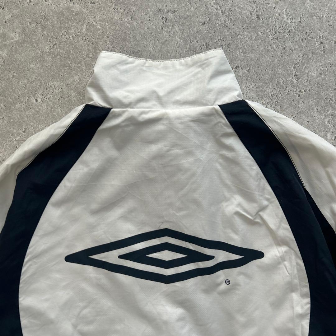 umbro 90s アンブロ ジャージ トラックジャケット ホワイト ネイビー