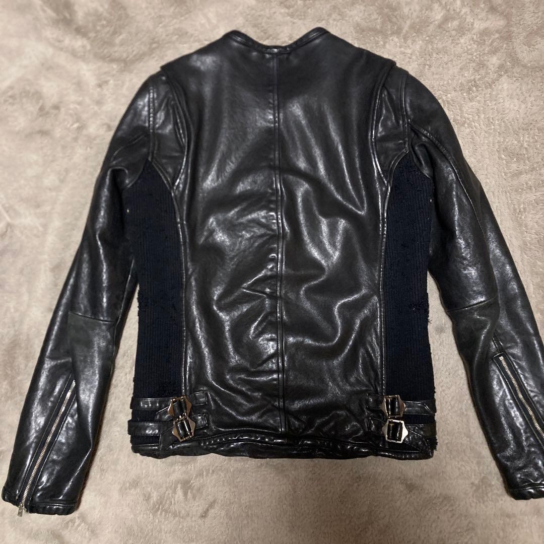 バルデ77 varde77 レザージャケット　シングルライダース