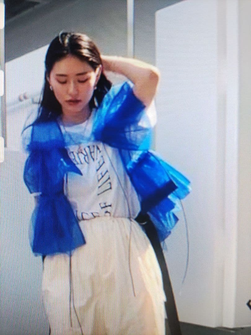 メゾンスペシャル チュール オーガンジー ベスト キャミソール