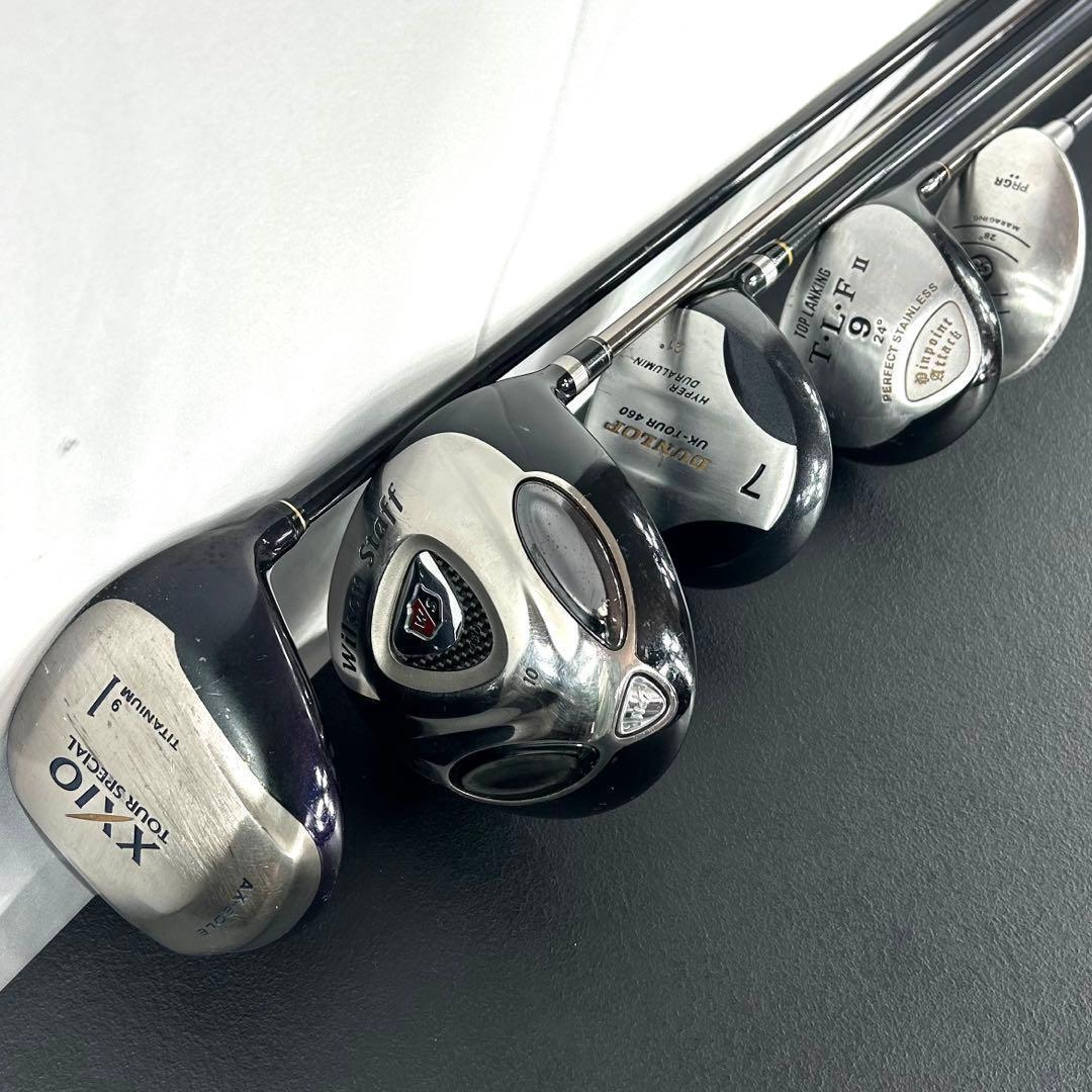 豪華 メンズゴルフクラブ 13本 フルセット ゴルフセット XXIO　ウィルソン