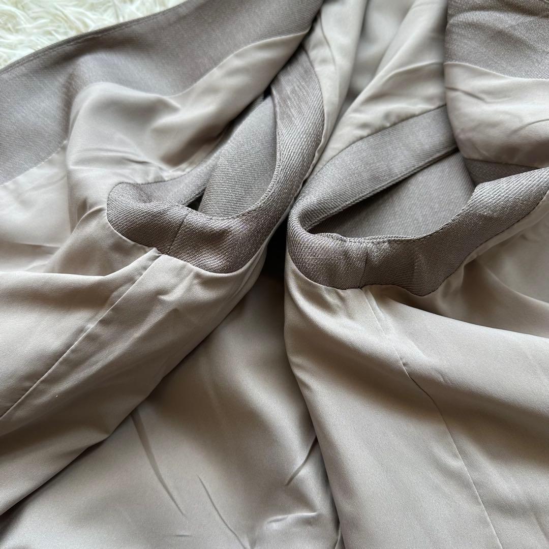 美品✨STRATA エストラータ　ノーカラージレ　ベルト付き　小さいサイズ　小柄