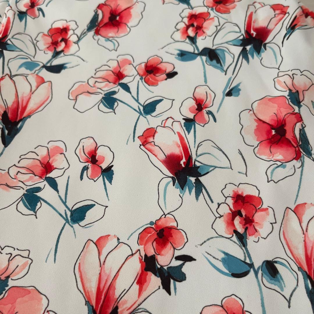 【極美品/2025新作】LITHEE松島花さん着用リリカルフラワークロスレギンス