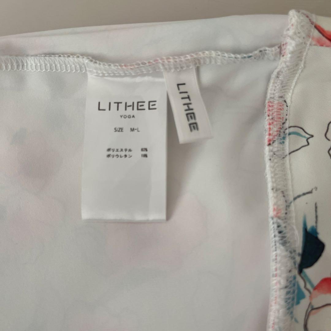 【極美品/2025新作】LITHEE松島花さん着用リリカルフラワークロスレギンス