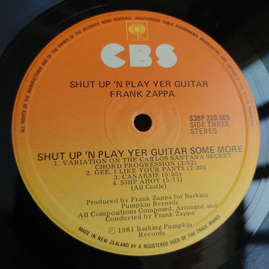 洋楽 Shut Up 'n Play Yer Guitar - Frank Zappa