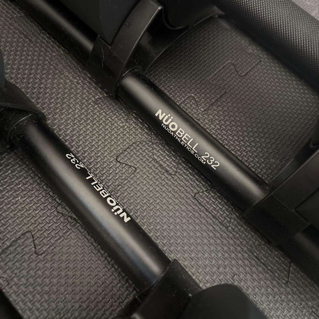 NÜOBELL 232 可変式ダンベル ブラック①