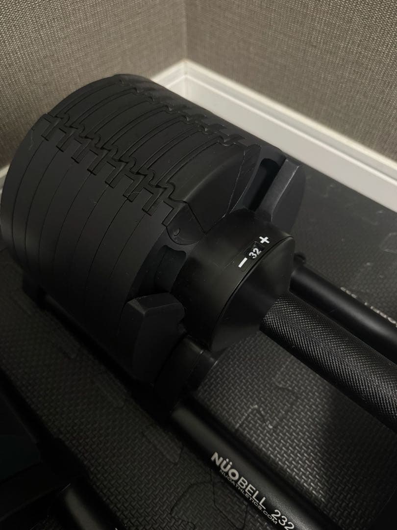 NÜOBELL 232 可変式ダンベル ブラック①
