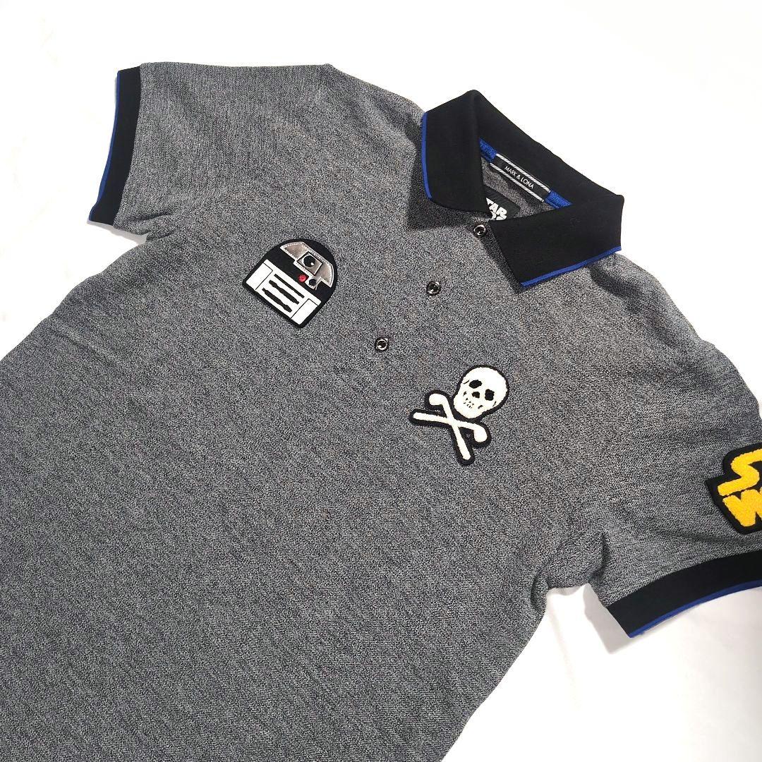 激レア MARK & LONA スターウォーズ スカルワッペン ポロシャツ M