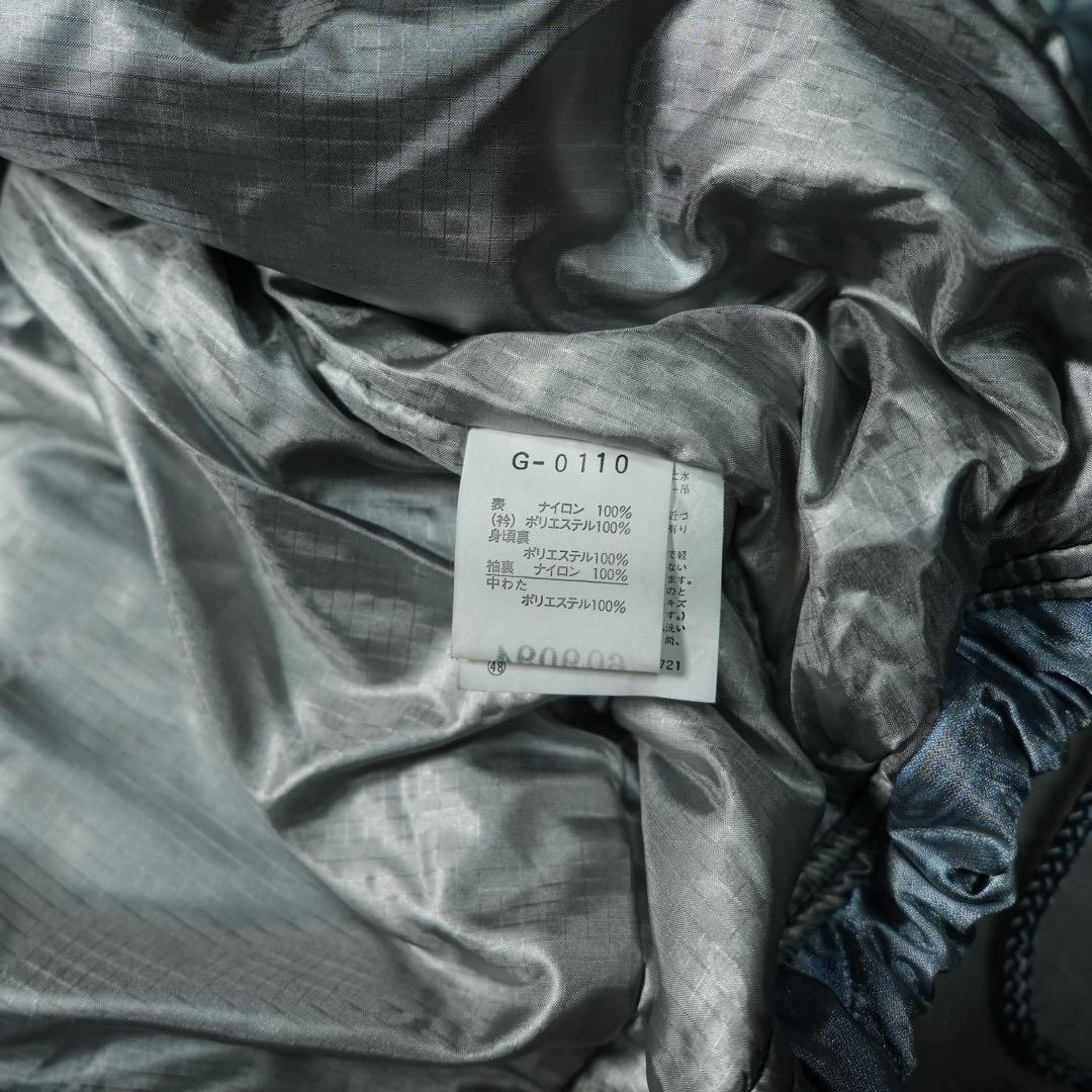 90s GOLDWIN archive 中綿ナイロンジャケット 短丈 シルバー