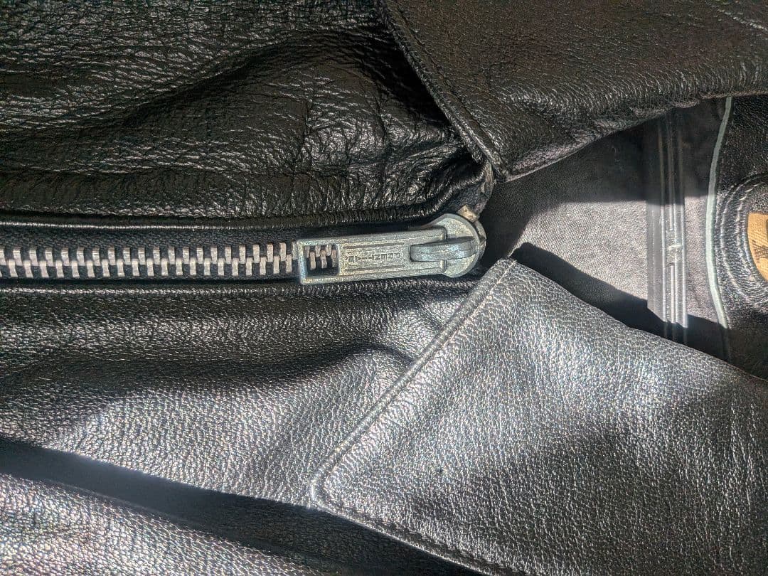 ジャケット・アウター Italian Army motorcycle leather jacket