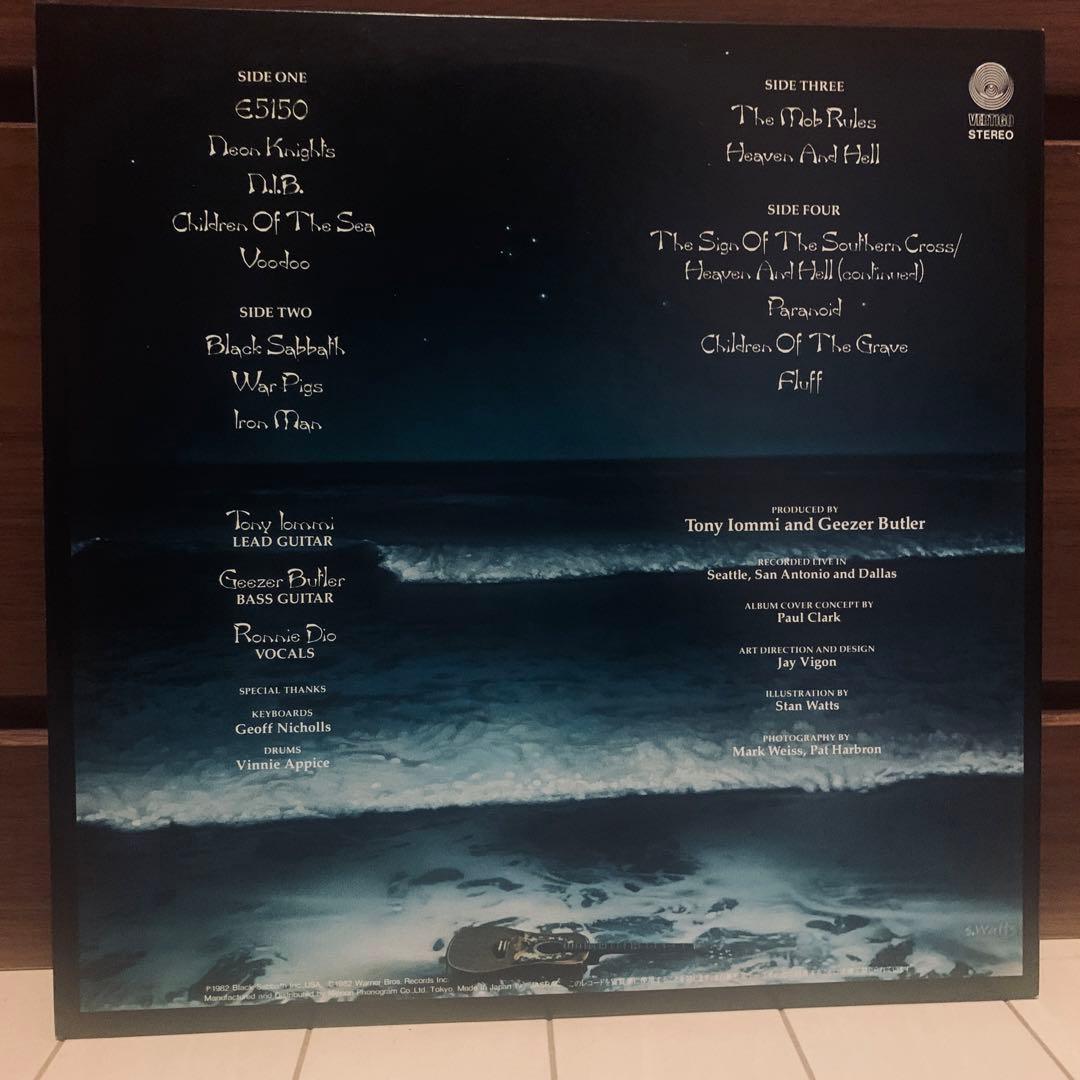 日本盤レコード ブラックサバス『LIVE EVIL』