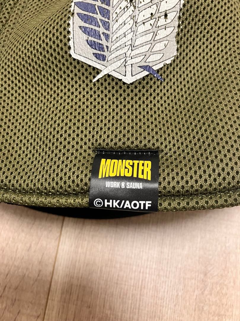 【限定品】【美品】モンスターサウナ サウナハット(2点＋アクリルチャーム×2点)