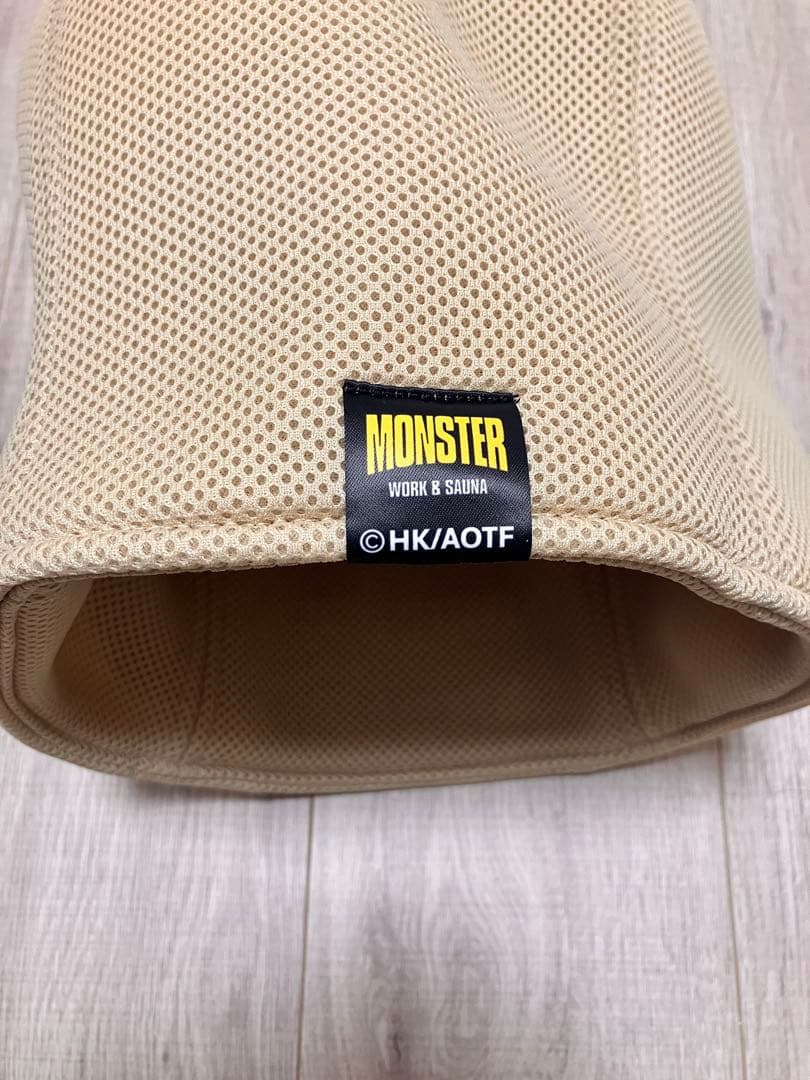 【限定品】【美品】モンスターサウナ サウナハット(2点＋アクリルチャーム×2点)