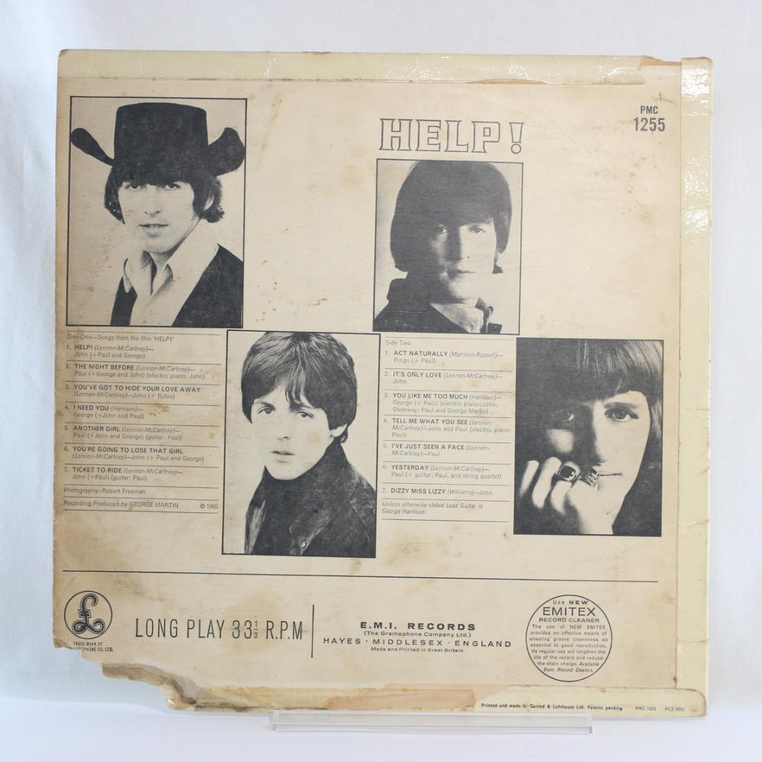 英LP The Beatles Help! UKオリジナル 1stプレスMono