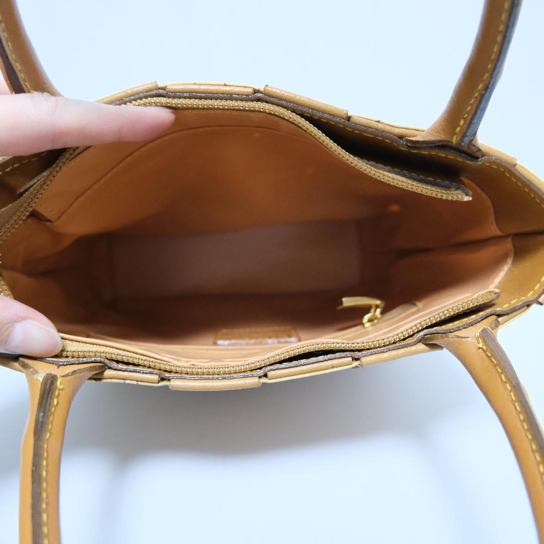 希少　PRIMA CLASSE プリマクラッセ　 地図 柄レザー編み込み