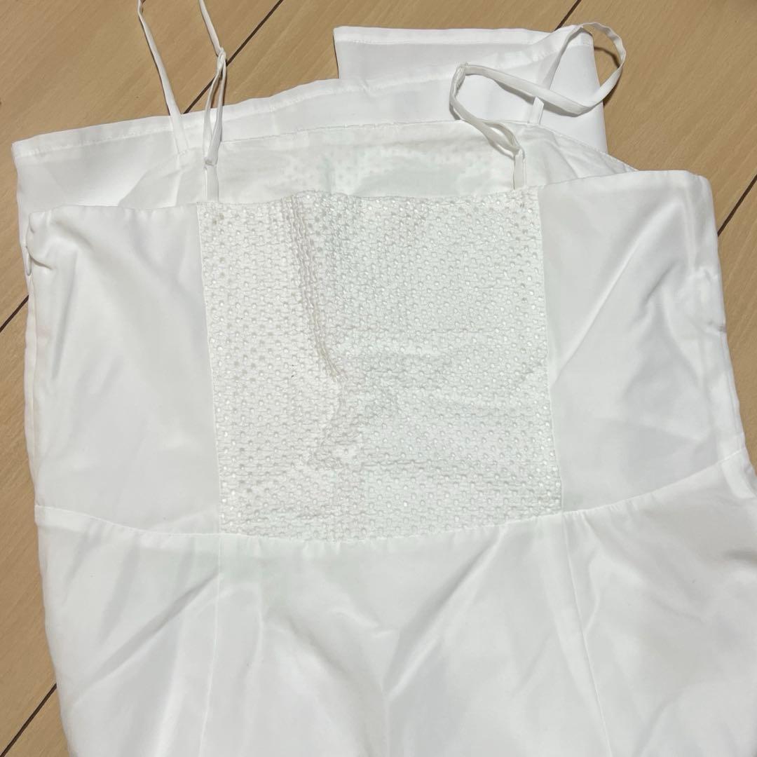 FRAY I.D カットワークレースフレアスリーブワンピース