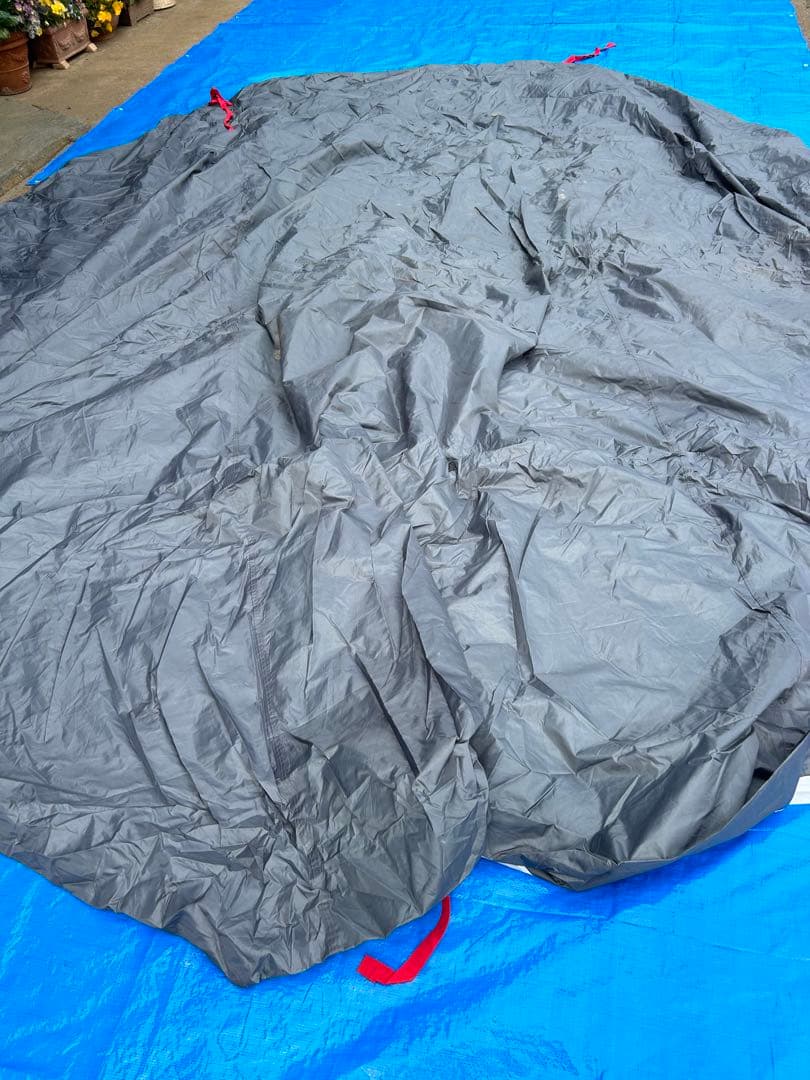 フィールドア ワンポールテント 500 ダークブラウン