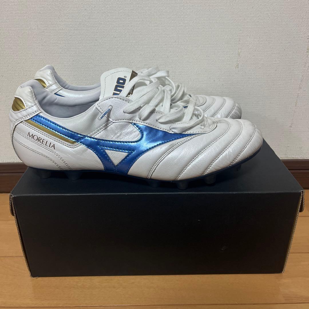 Mizuno モレリア2Japan限定カラー ホワイト/ブルー日本製27.0cm