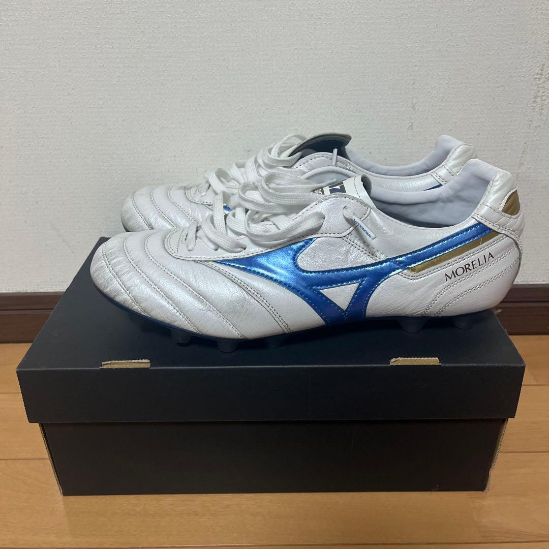Mizuno モレリア2Japan限定カラー ホワイト/ブルー日本製27.0cm