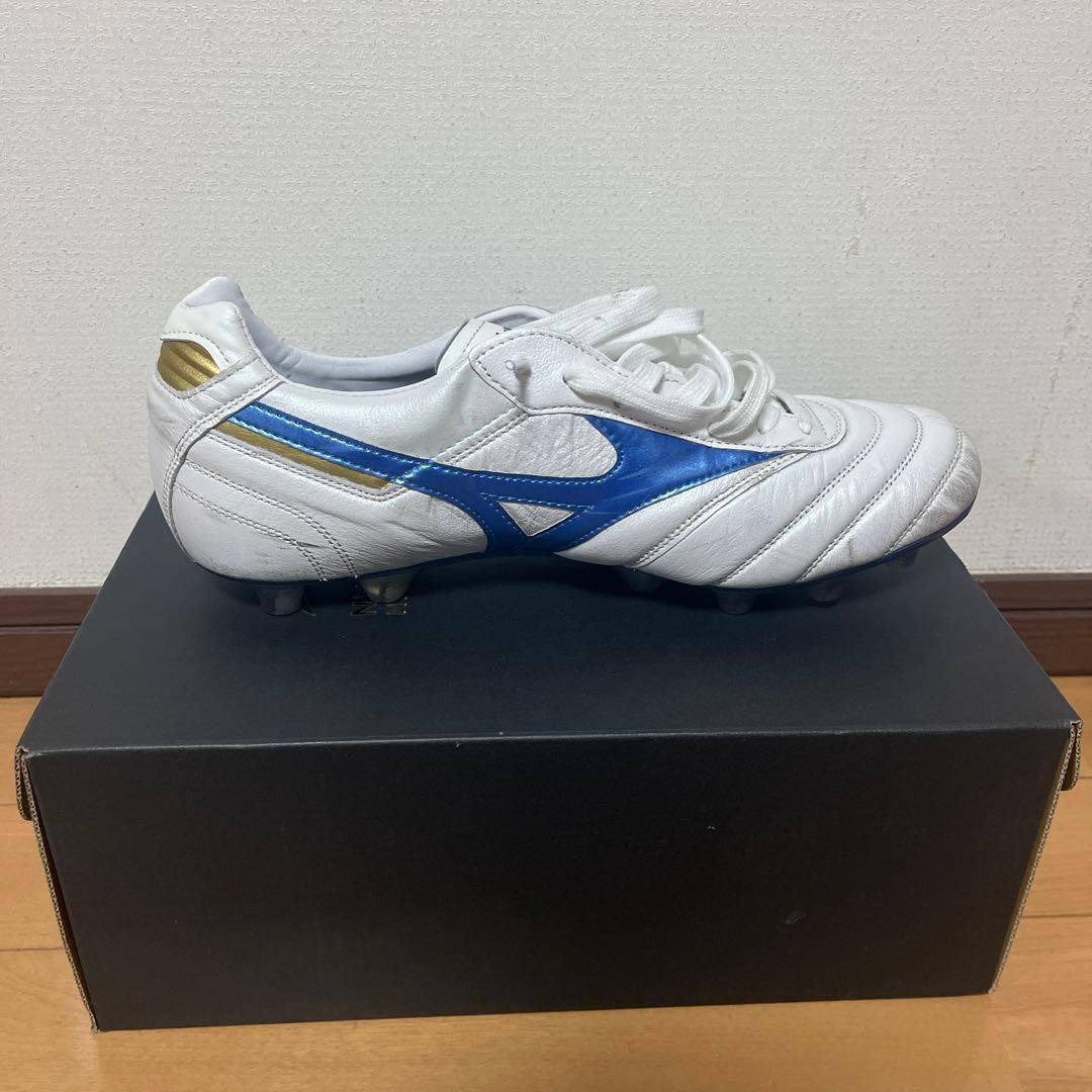 Mizuno モレリア2Japan限定カラー ホワイト/ブルー日本製27.0cm