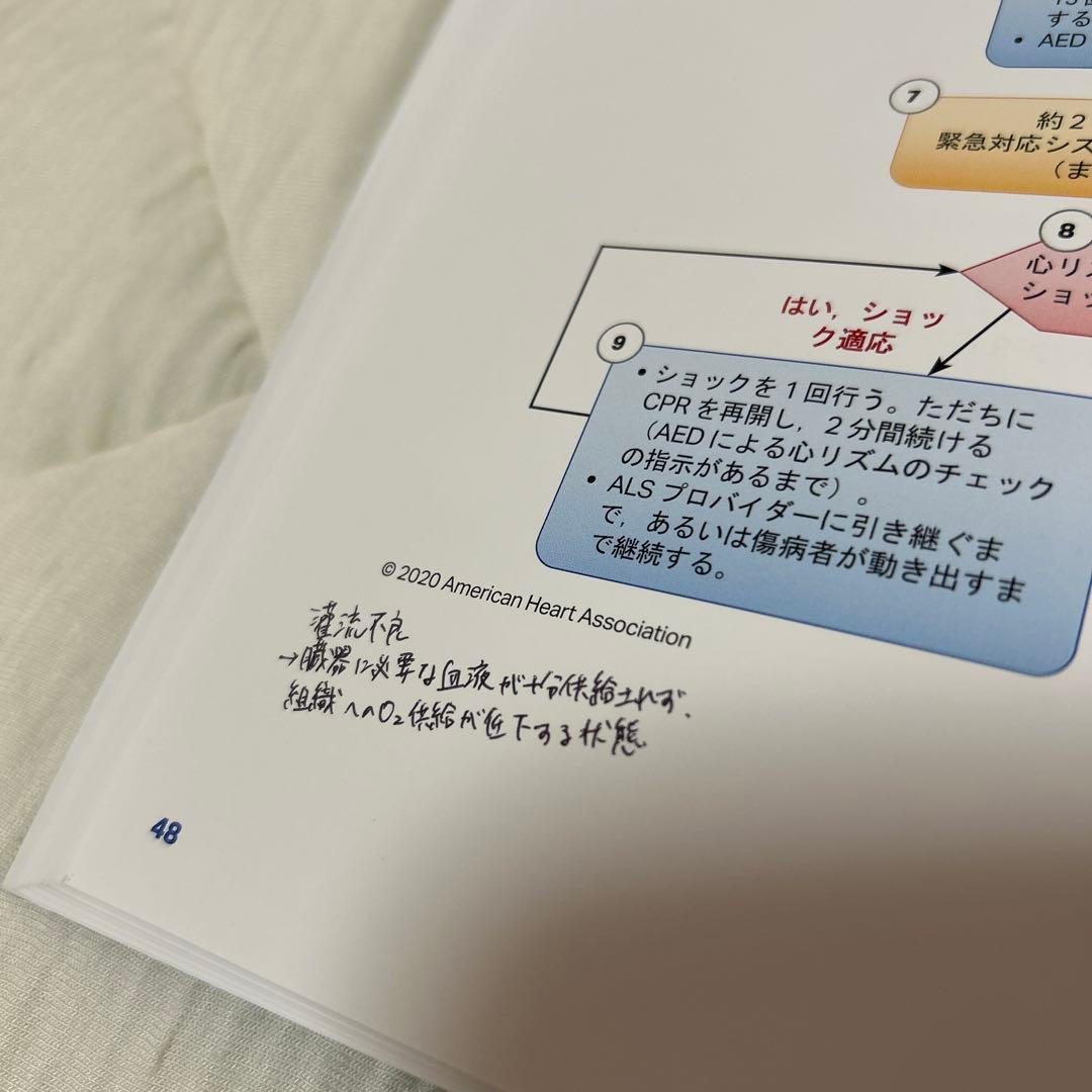 2020 AHA BLS一次救命処置　プロバイダーマニュアル