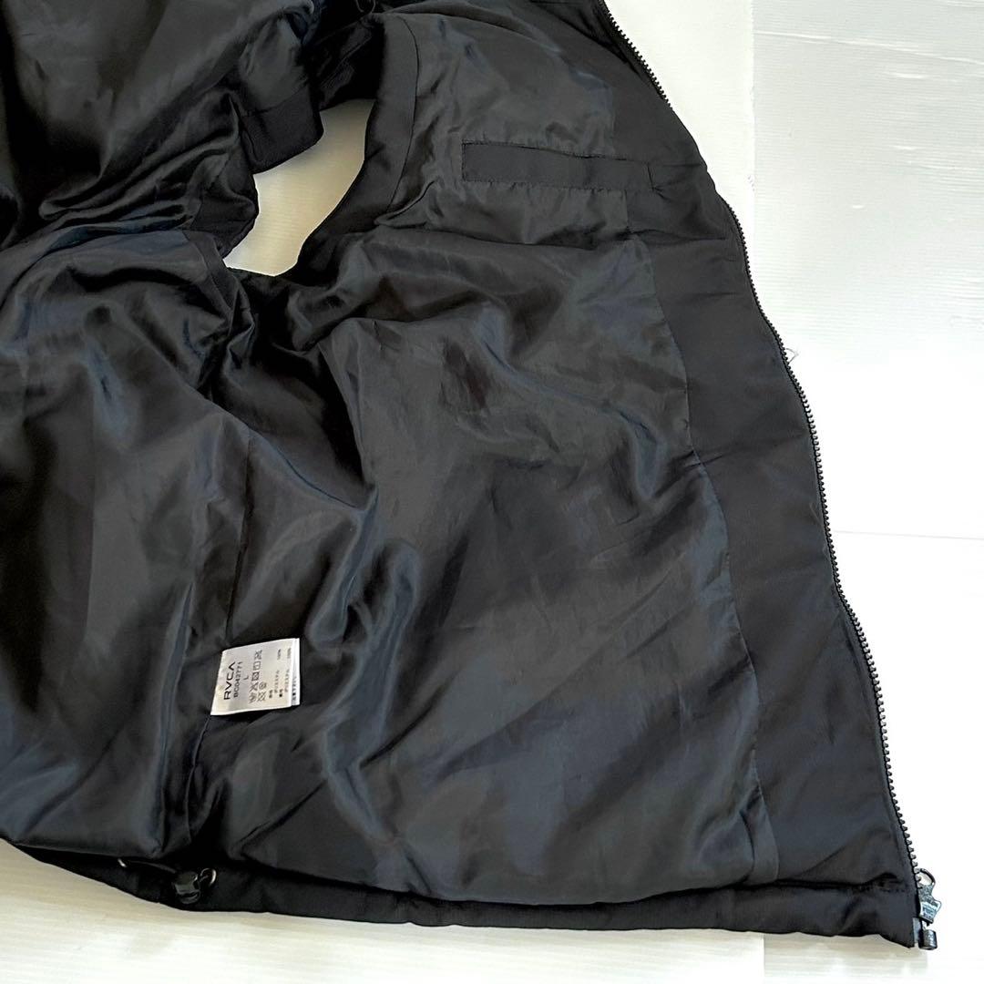 RVCA ルーカ 中綿ベスト メンズ ダウンベスト 秋冬 防寒 フード付き L