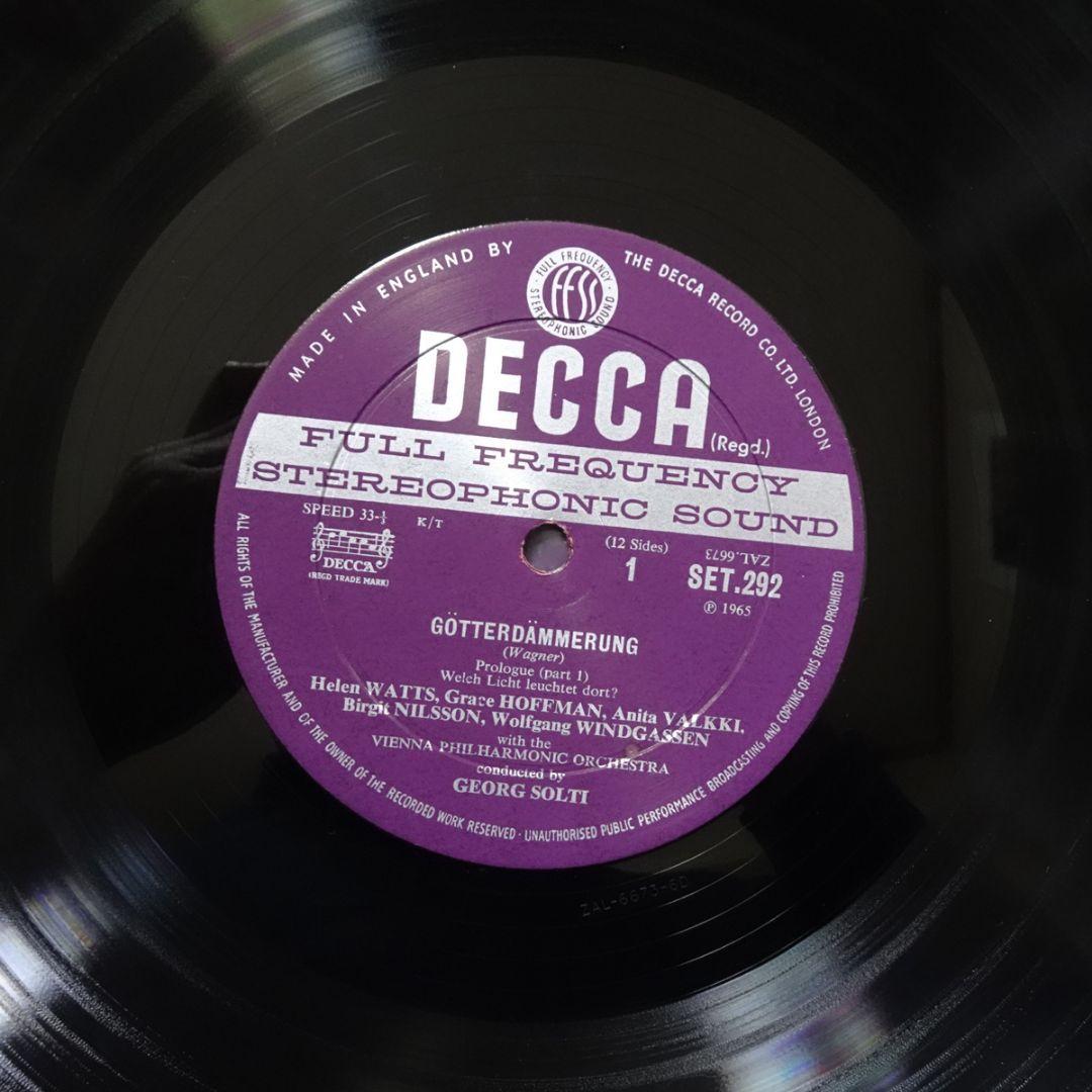 英Decca SXL&SET　リング全曲　ニルソン　ホッター　ショルティ