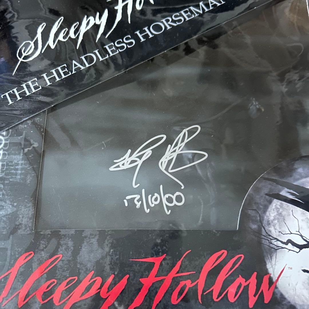 スリーピーホロウ フィギュア マクファーレン サイン入り ティム・バートン