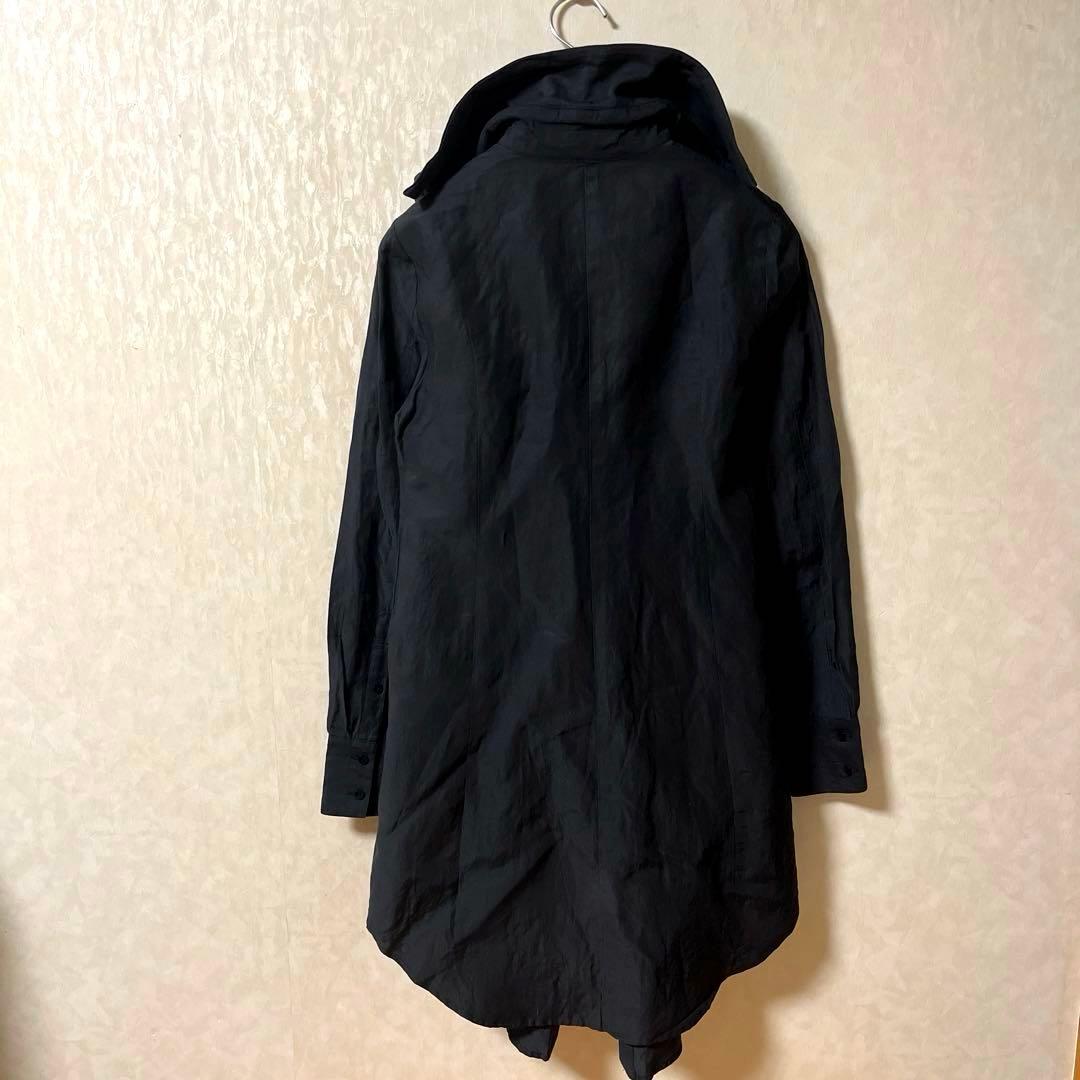 bajra バジュラ 変形 ロングシャツ 羽織り ワイヤー 黒