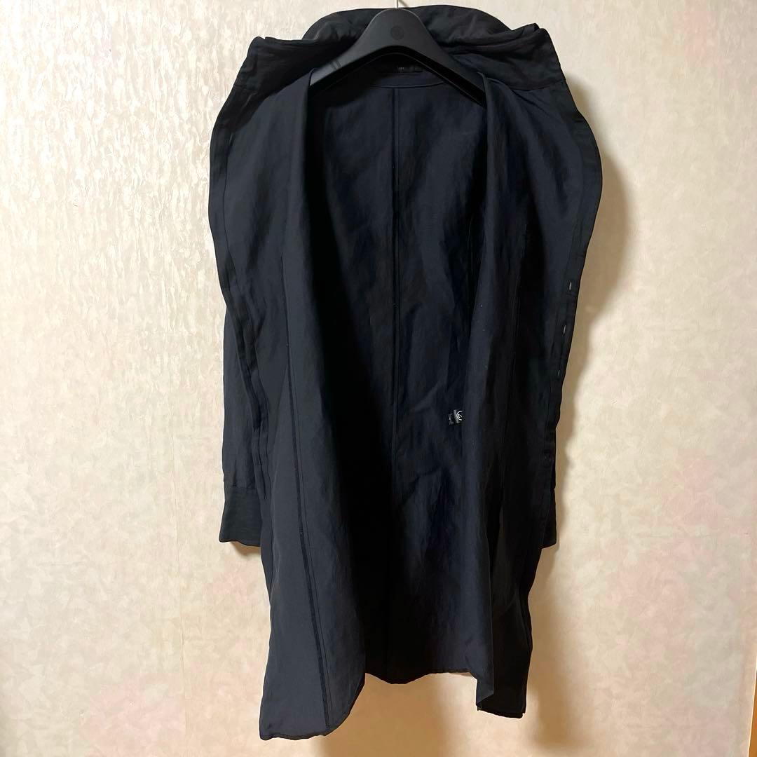 bajra バジュラ 変形 ロングシャツ 羽織り ワイヤー 黒