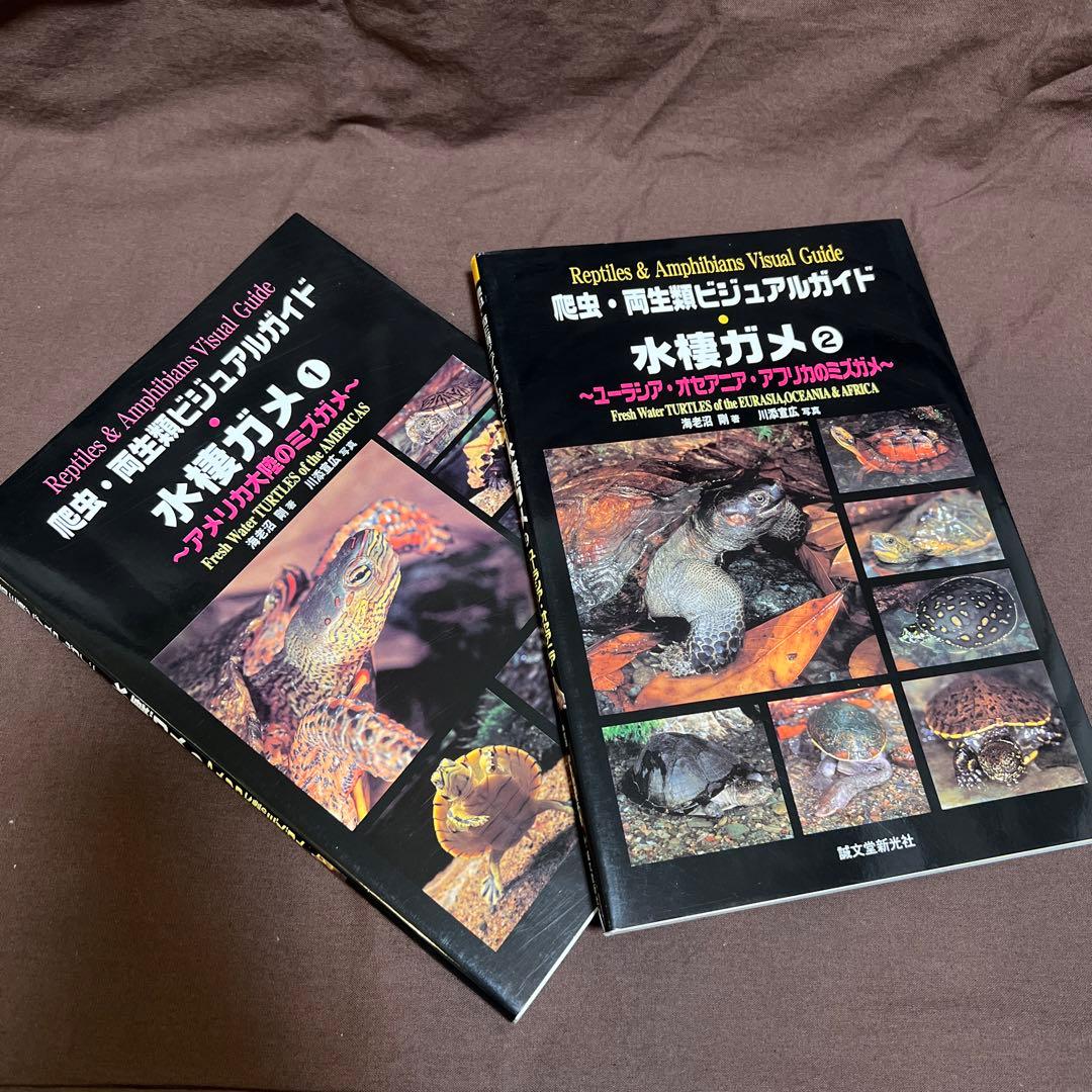 最終値下げ　レア本！2冊セット　水棲ガメ ①② 海老沼 剛 / 川添 宣広