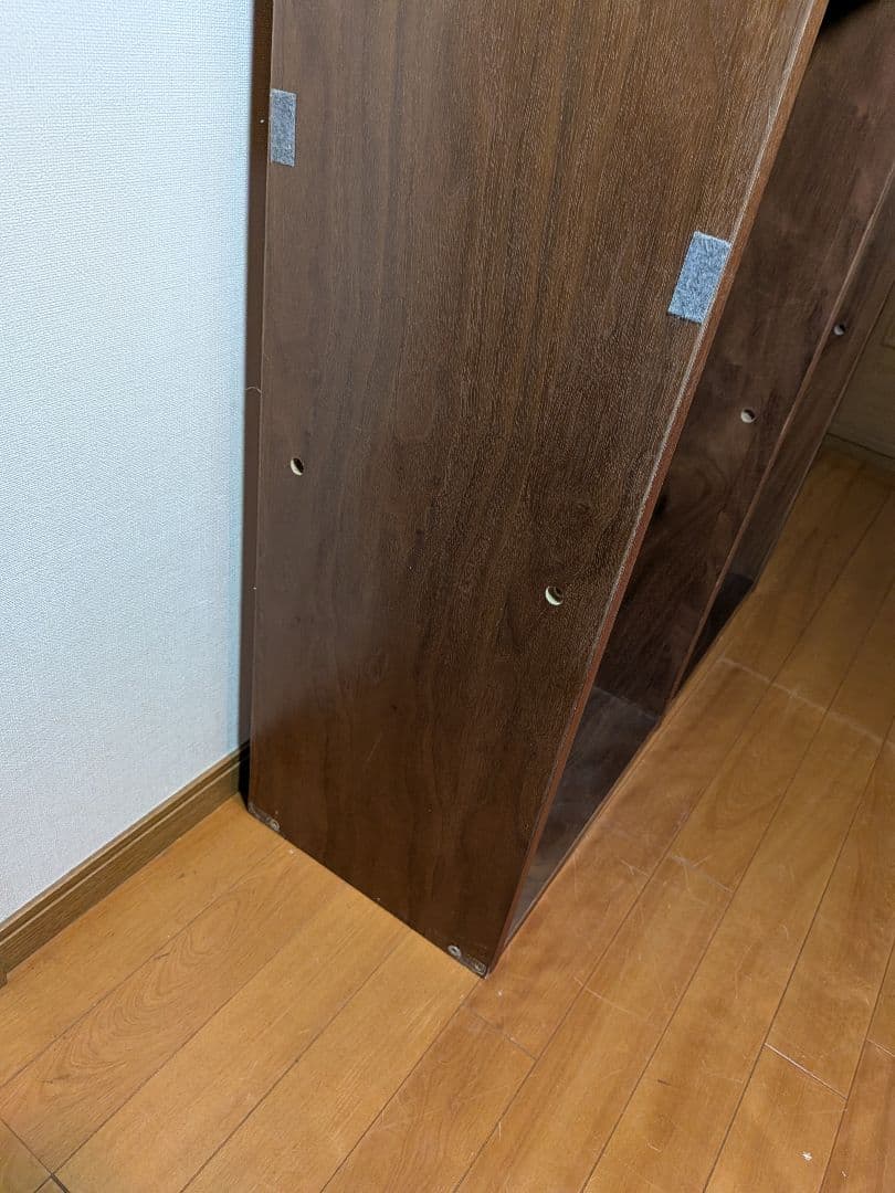 《送料込》無印良品 スタッキングシェルフ 5×2 ウォールナット 棚収納木製家具