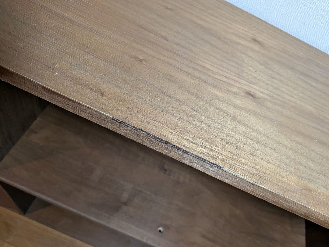 《送料込》無印良品 スタッキングシェルフ 5×2 ウォールナット 棚収納木製家具