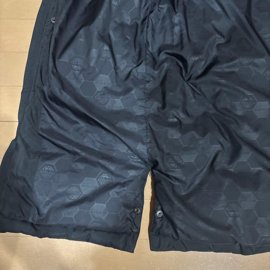 ATHLETA ブラック ベンチコート　160cm
